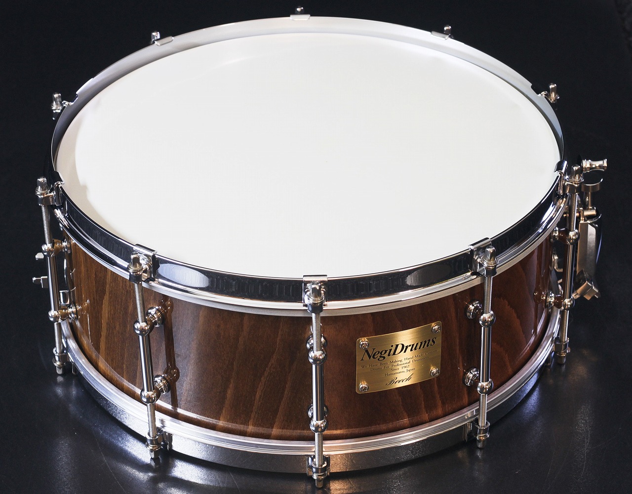 S-B75U1455TI-WPB Vintage Stock Beech Snare - 画像 (9)