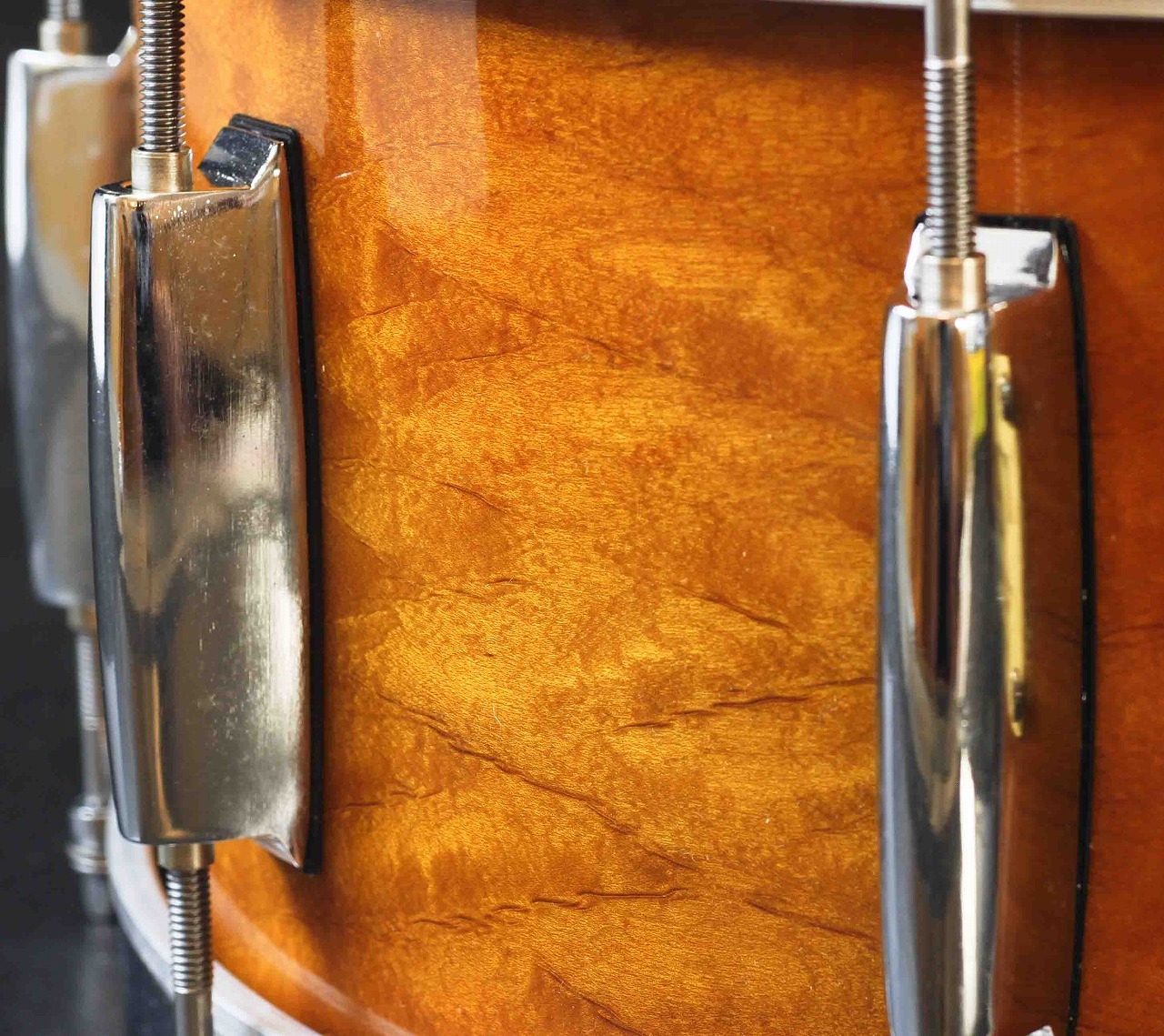 OLBR1465Ti-NAM Vintage Stock Beech Snare - 画像 (6)